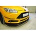 Накладка сплиттер на передний бампер на Ford Focus III ST